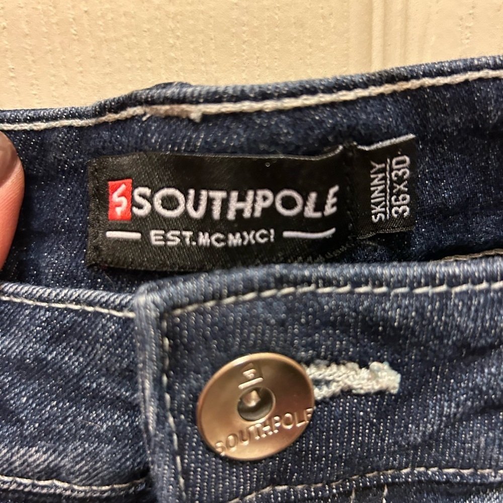 South Pole Skinny Men’s Sz 36/30 Jeans - Picture 12 of 12